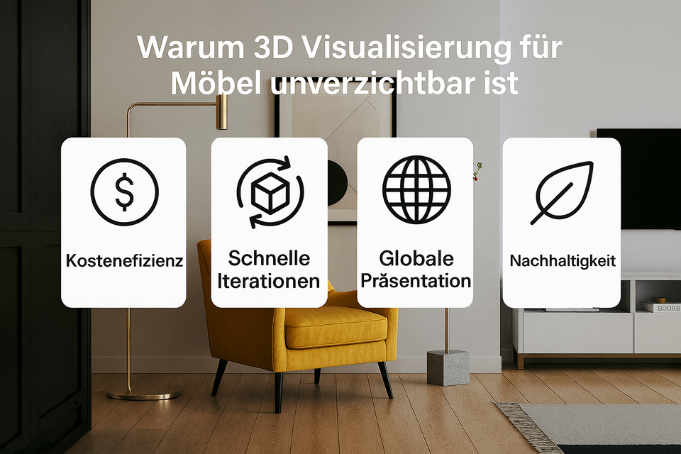 Vorteile von 3D-Visualisierung für Möbel
