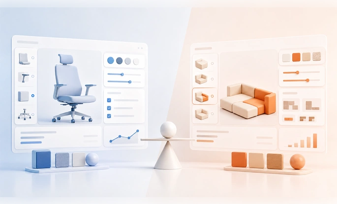3D-Visualisierung von Möbel